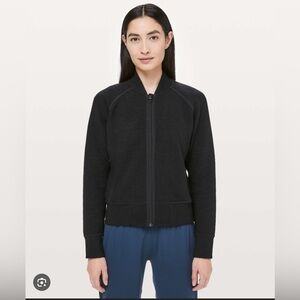 Lululemon On Repeat Black Bomber Jacket 4